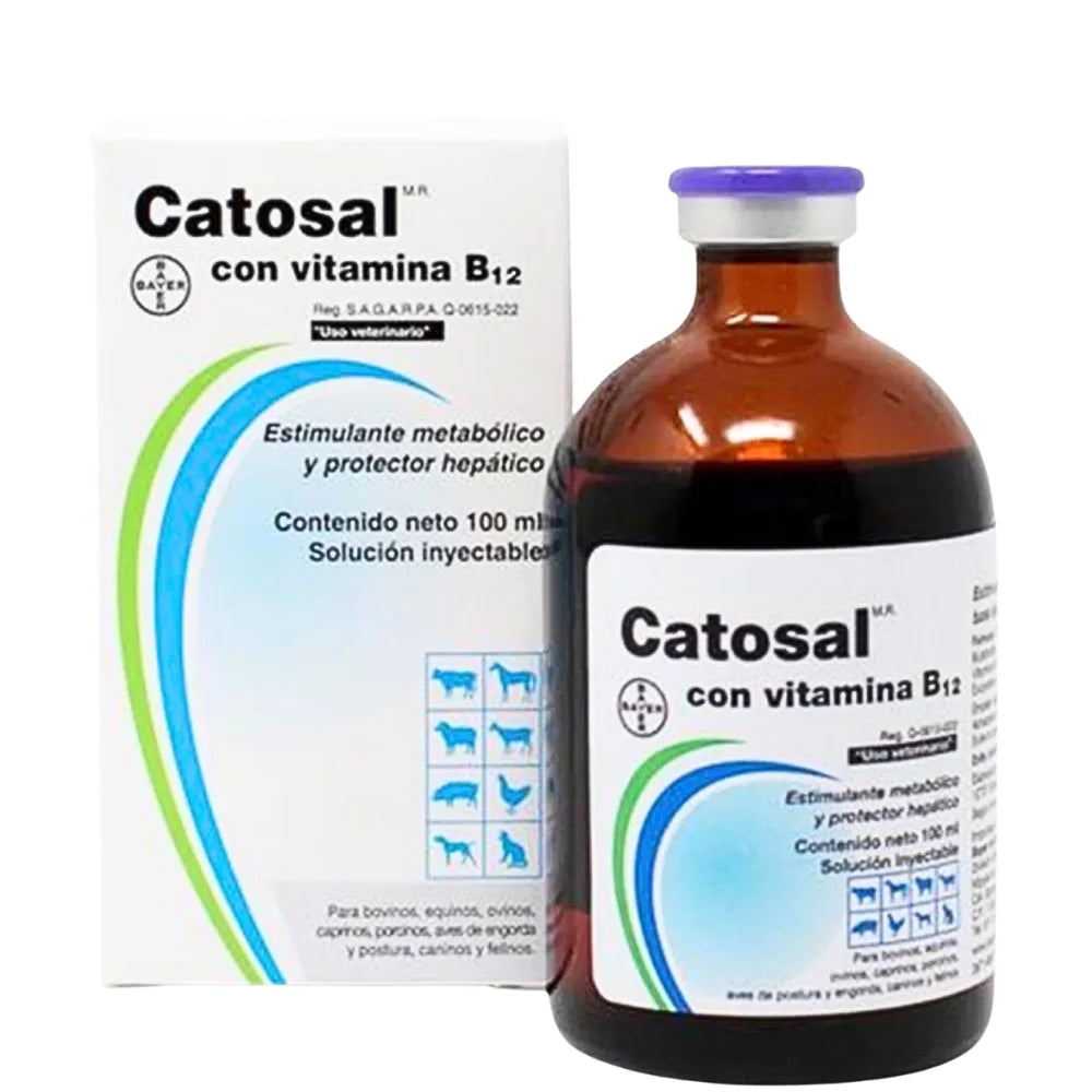 Catosal con Vitamina B12 Bayer 100 ml – Estimulante Metabólico Veterinario