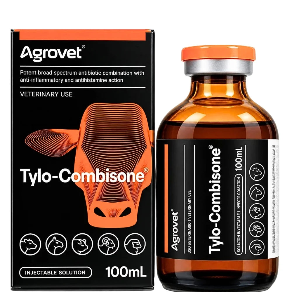 Tylo-Combison 100 mL – Solución Inyectable Veterinaria | Agrovet