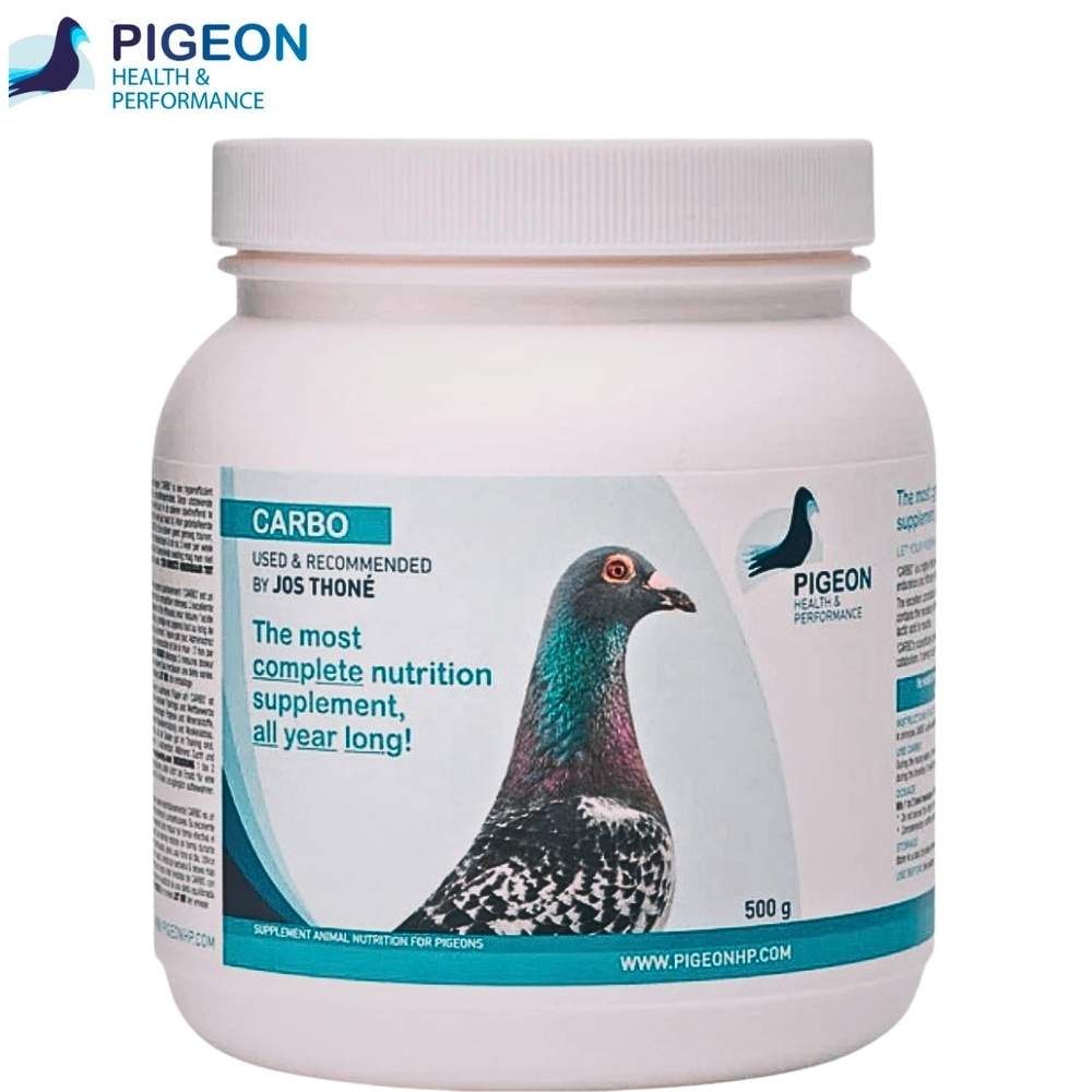 PHP Carbo 500 g Suplemento Completo de Carbohidratos para Resistencia y Fuerza en Palomas
