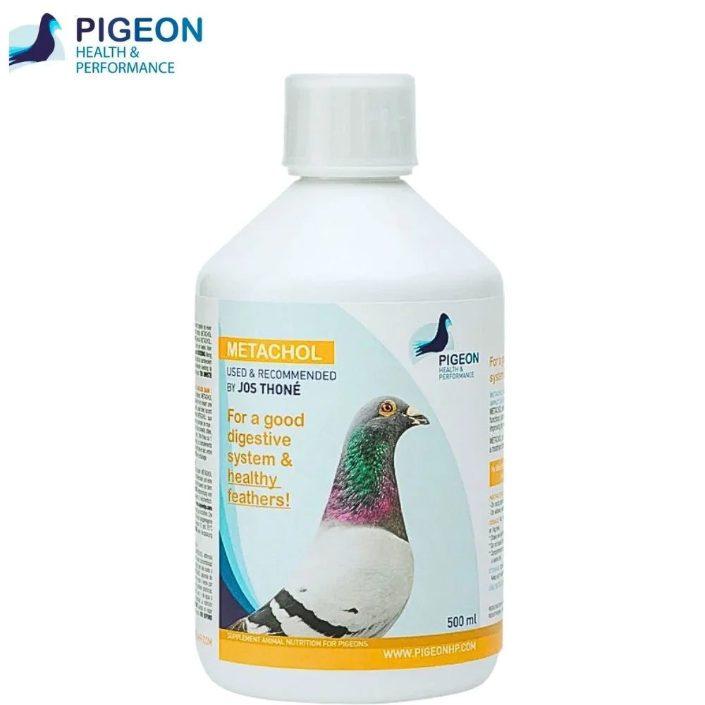 PHP Metachol 500 ml Plumaje Perfecto y Digestión Saludable para Palomas