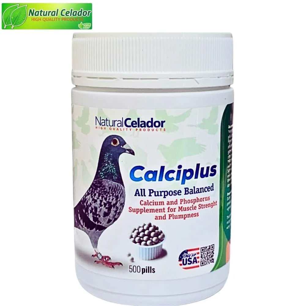 Natural Celador CalciPlus – Calcio Fortificado con Minerales y Vitaminas para Aves