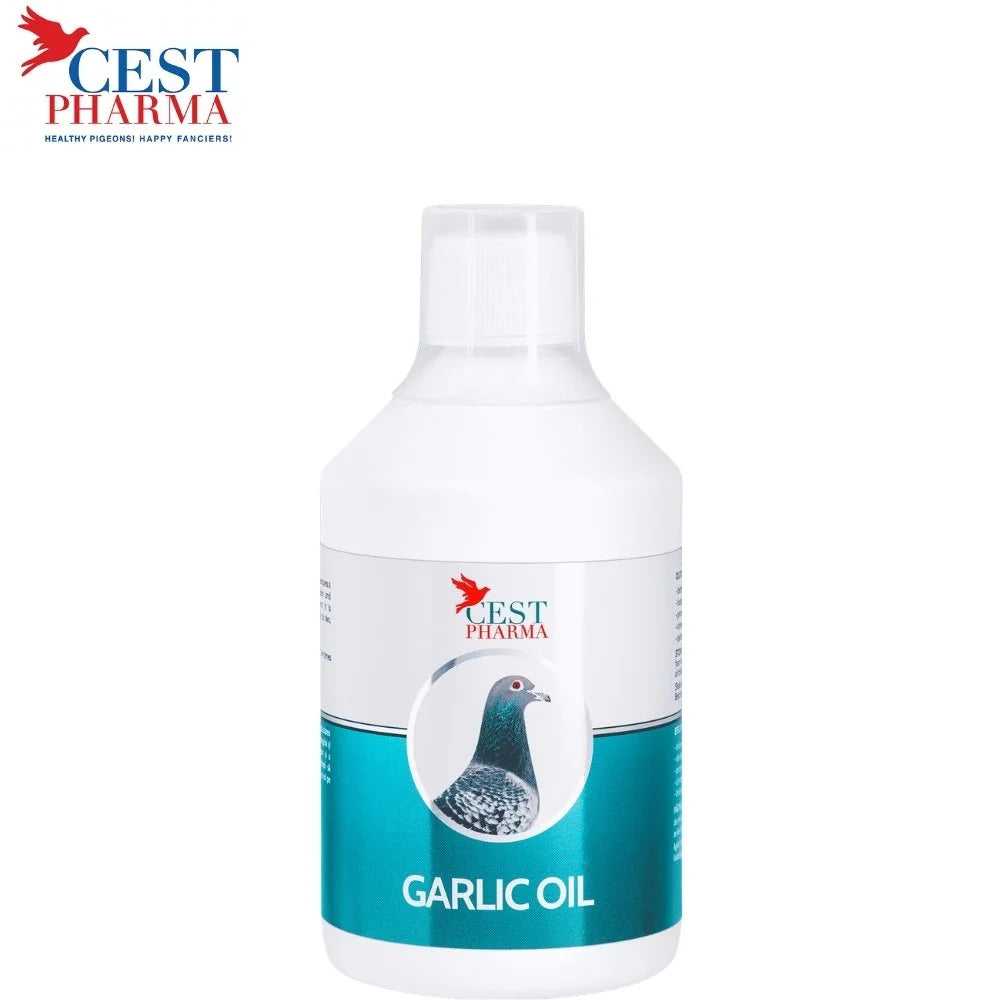 Cest Pharma Aceite de Ajo para Palomas Suplemento Natural para Circulación, Digestión y Salud