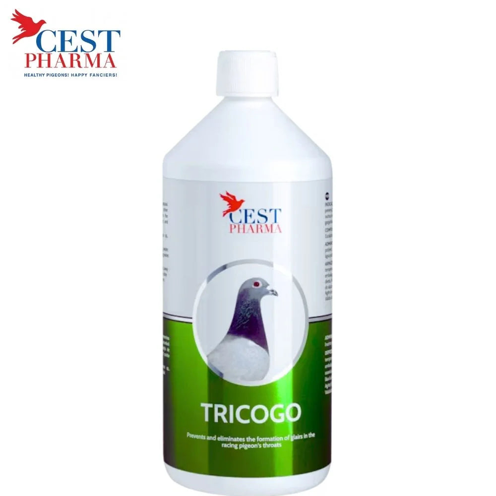 Cest Pharma Tricogo Prevención Natural de Cancro, Coccidios y Hongos en Palomas
