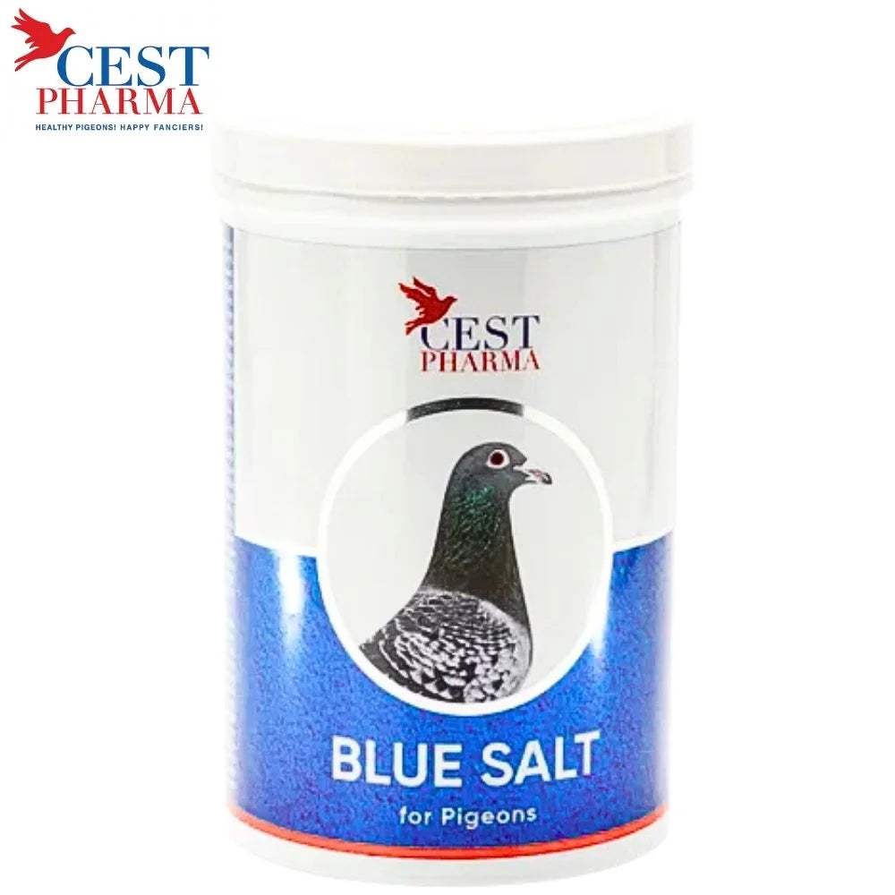 Cest Pharma Blue Salt 1 kg Sales de Baño Antiparasitarias para Palomas