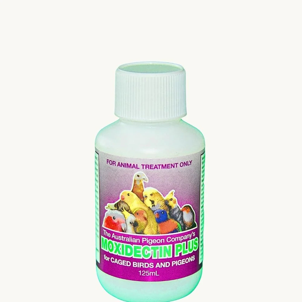 Desparasitante para Palomas APC Moxidectin Plus 125 ml | Elimina Gusanos y Tenias Rápido