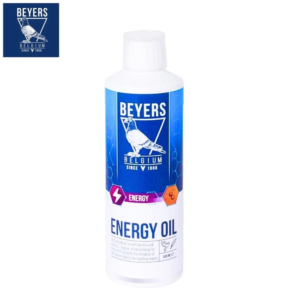 Beyers Energy Oil 400 ml | Aceite Energético con Omega y Vitamina E para Palomas