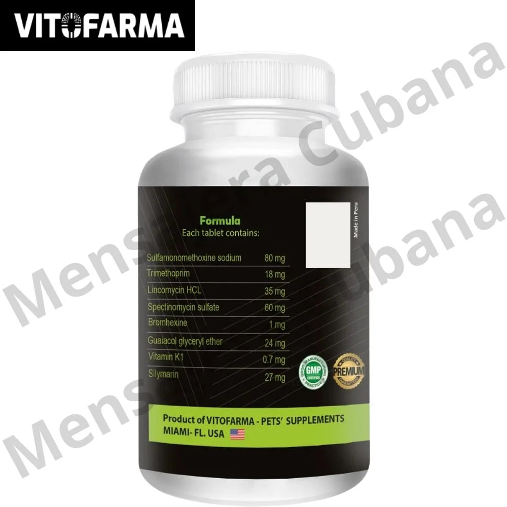 Lincoxina 60 Comprimidos para Aves | de Amplio Espectro Respiratorio y Digestivo