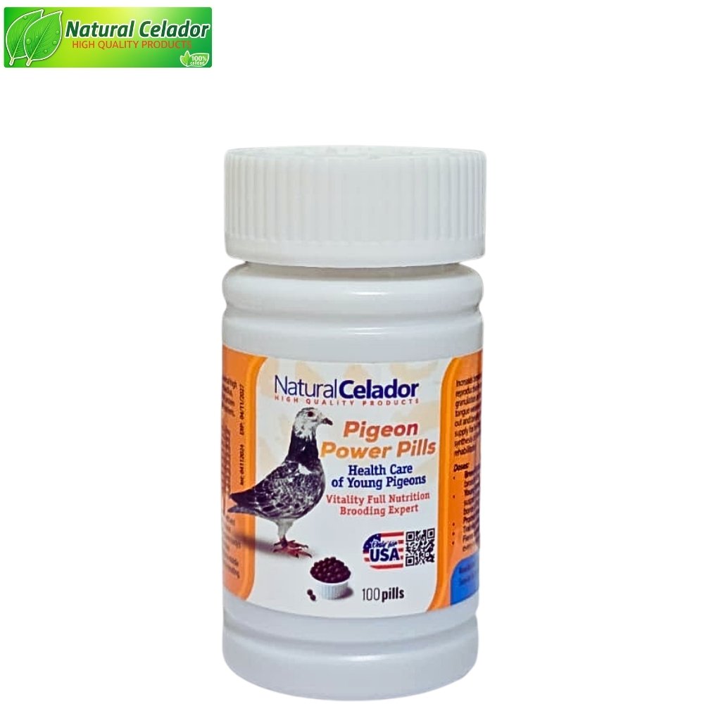 Natural Celador Pigeons Power Pills – Complemento Nutricional de Alta Nutrición para Palomas