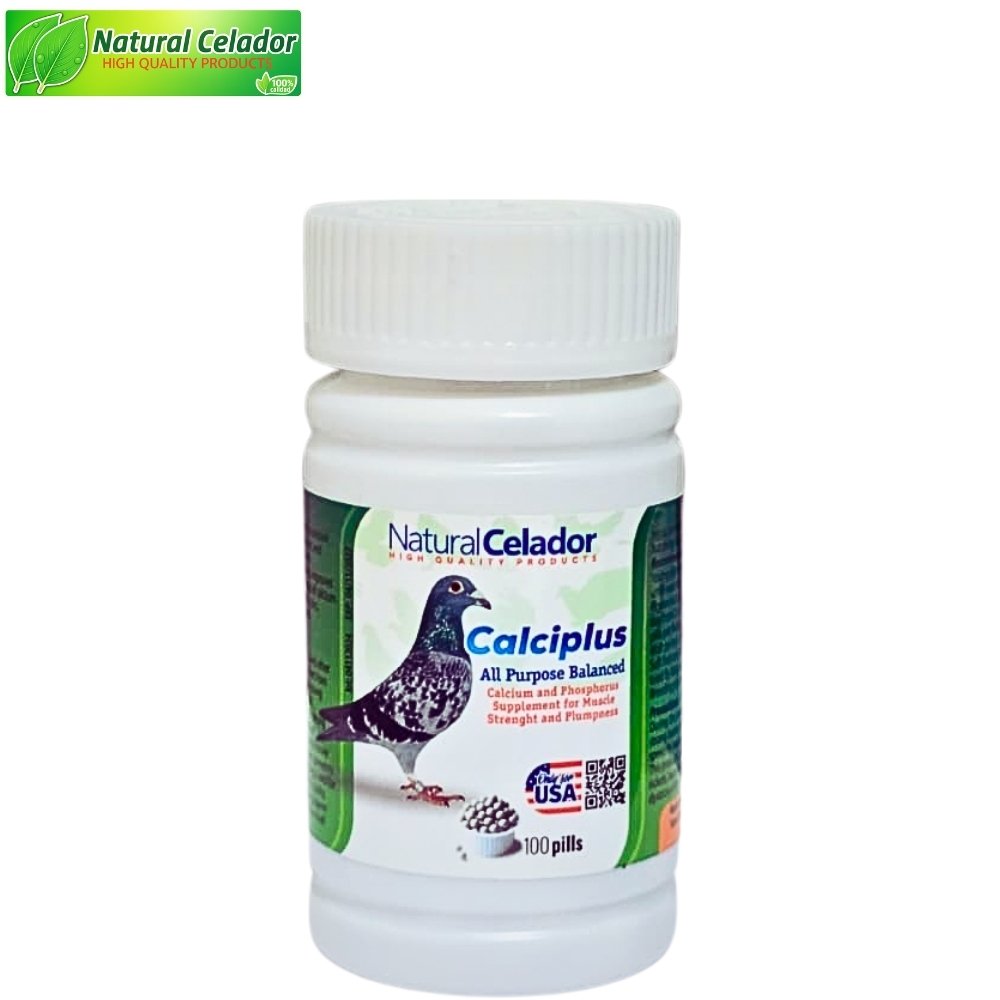 Natural Celador CalciPlus – Calcio Fortificado con Minerales y Vitaminas para Aves