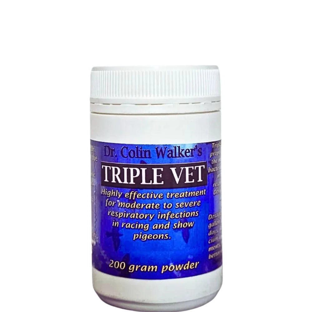 APC Triple Vet 200 g Tratamiento Respiratorio Avanzado para Palomas Mensajeras