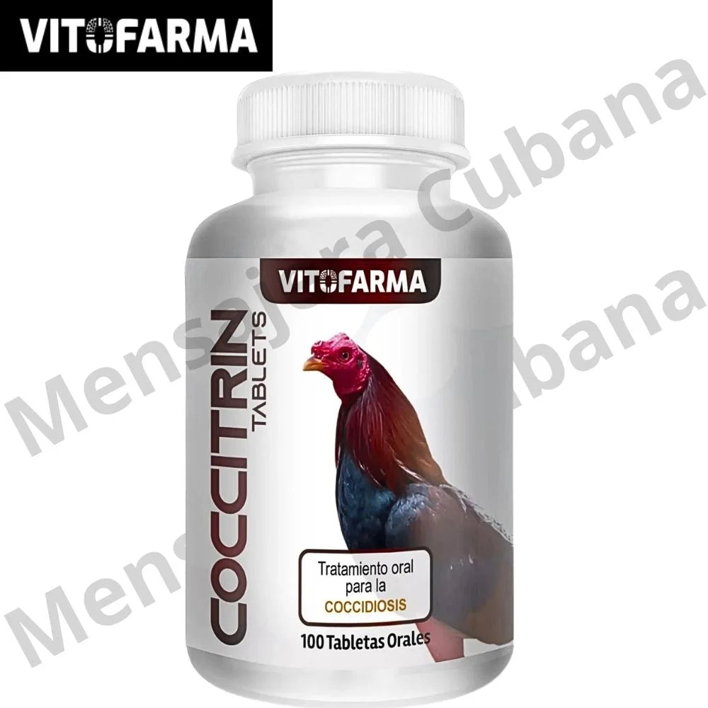 Coccitrin para Gallos y Gallinas  | Control de Coccidiosis y Diarrea | Tratamiento Oral con Amprolio y Vitaminas