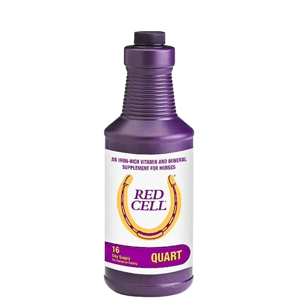 Horse Health Red Cell 32 oz | Suplemento Vitamínico con Hierro y Minerales para Caballos