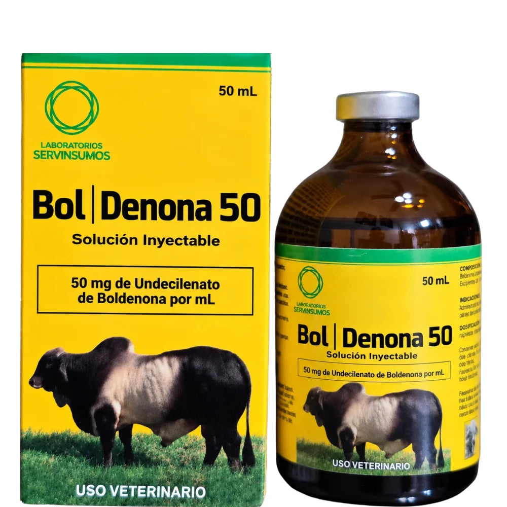 Solución Veterinaria Inyectable 50 – Servinsumos | 50 ml