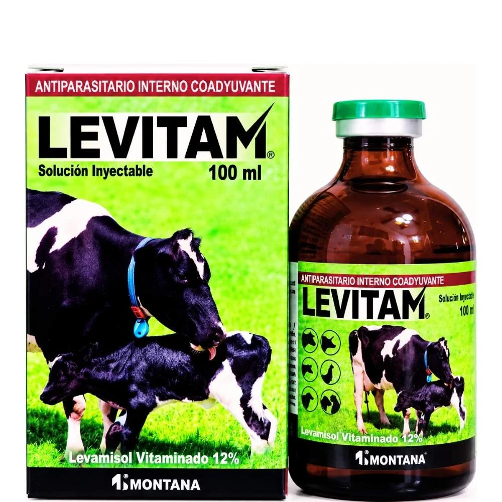 Levitam 100 mL – Levamisol 12% + Vitamina B12 | Montana