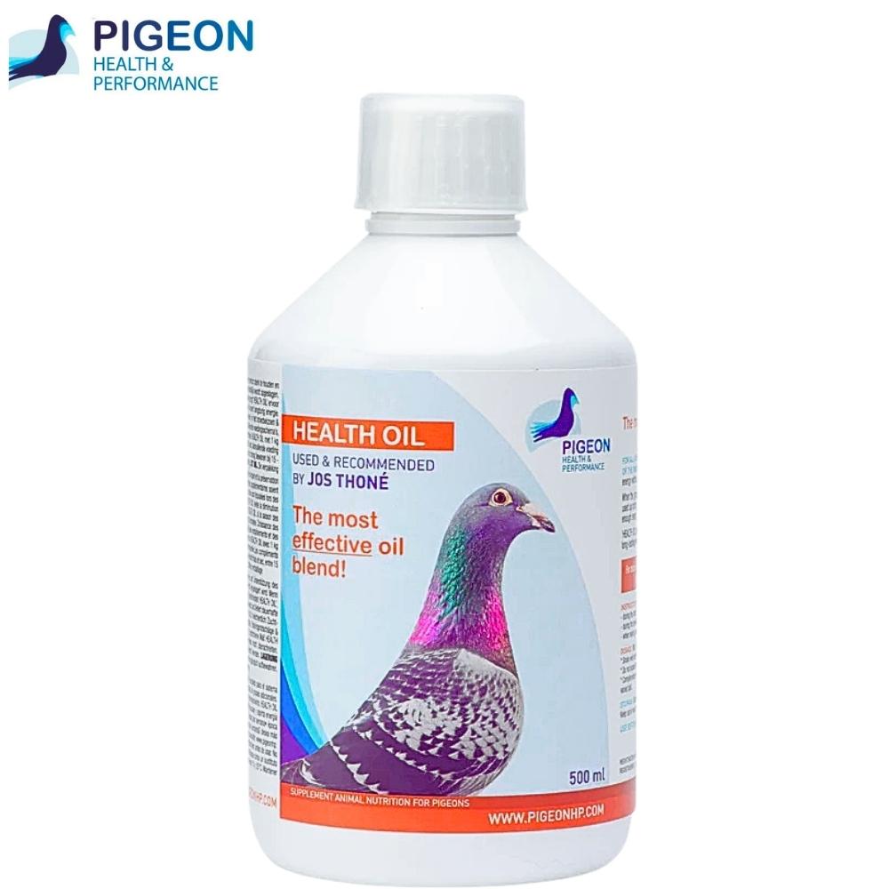 PHP Health Oil 500 ml  Energía Instantánea con Omega 3, 6 y 9 para Palomas