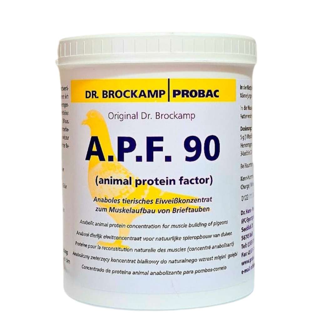 A.P.F 90 Protein 500 g | Proteína Animal de Alta Pureza para Desarrollo Muscular en Palomas