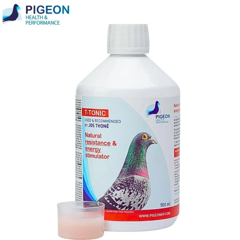 PHP T-Tonic 500 ml  Suplemento Natural de Orégano y Aceite de Pescado para Palomas