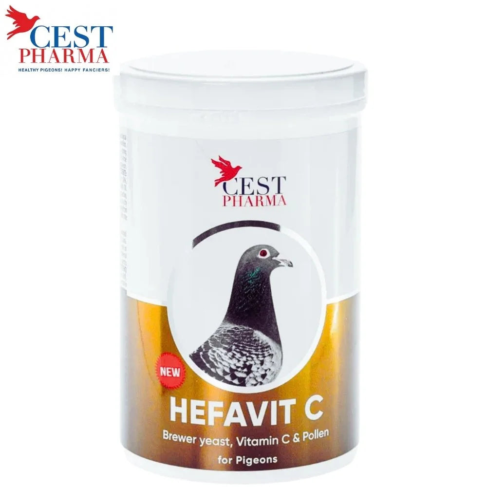 Cest Hefavit C 600 g Levadura de Cerveza, Vitamina C y Polen para Palomas