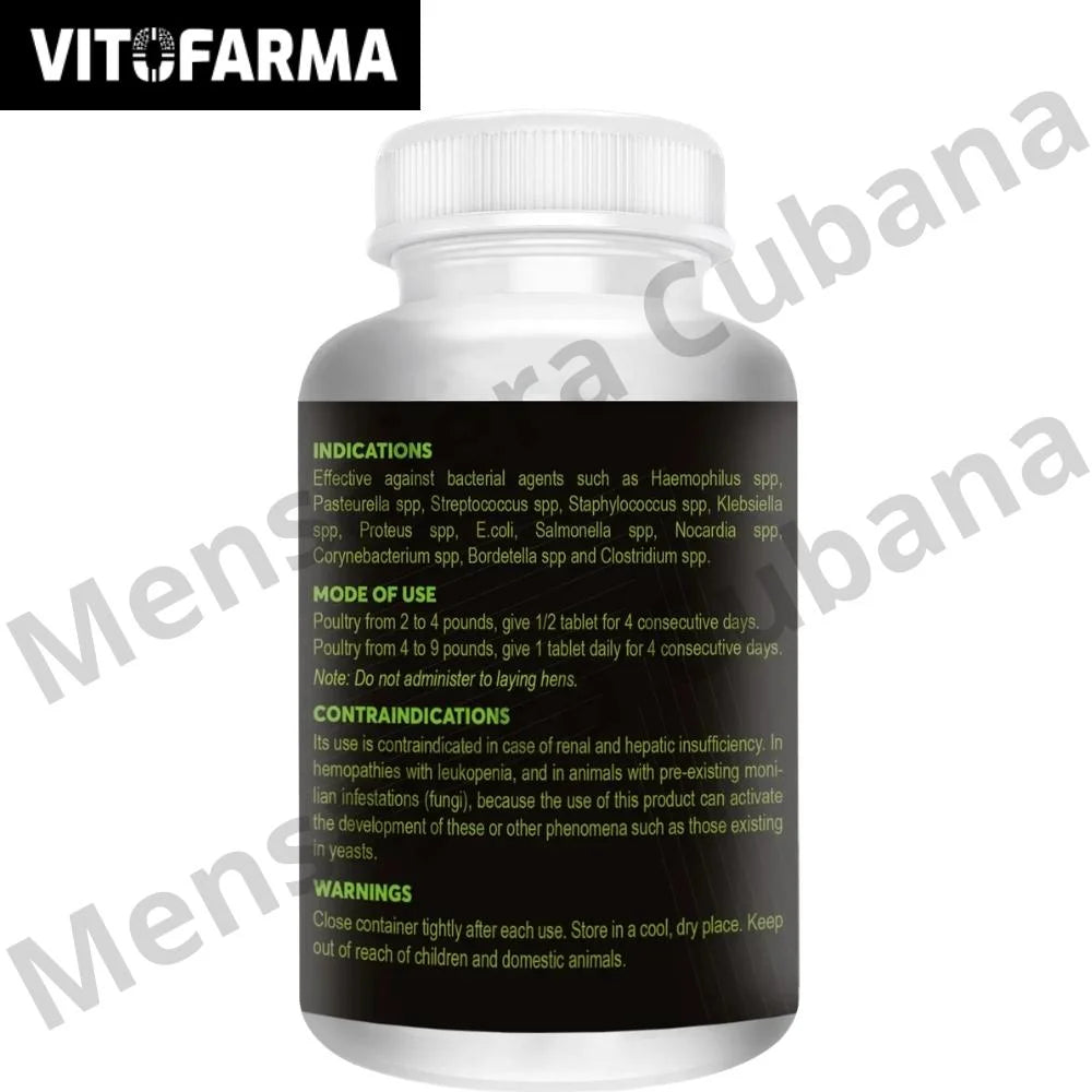 Lincoxina 60 Comprimidos para Aves |  de Amplio Espectro Respiratorio y Digestivo