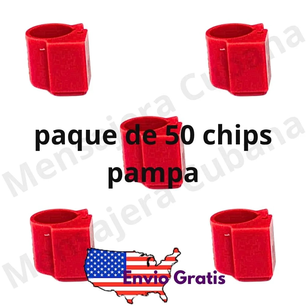 Chips Pampa para Palomas – Paquete de 50 Unidades