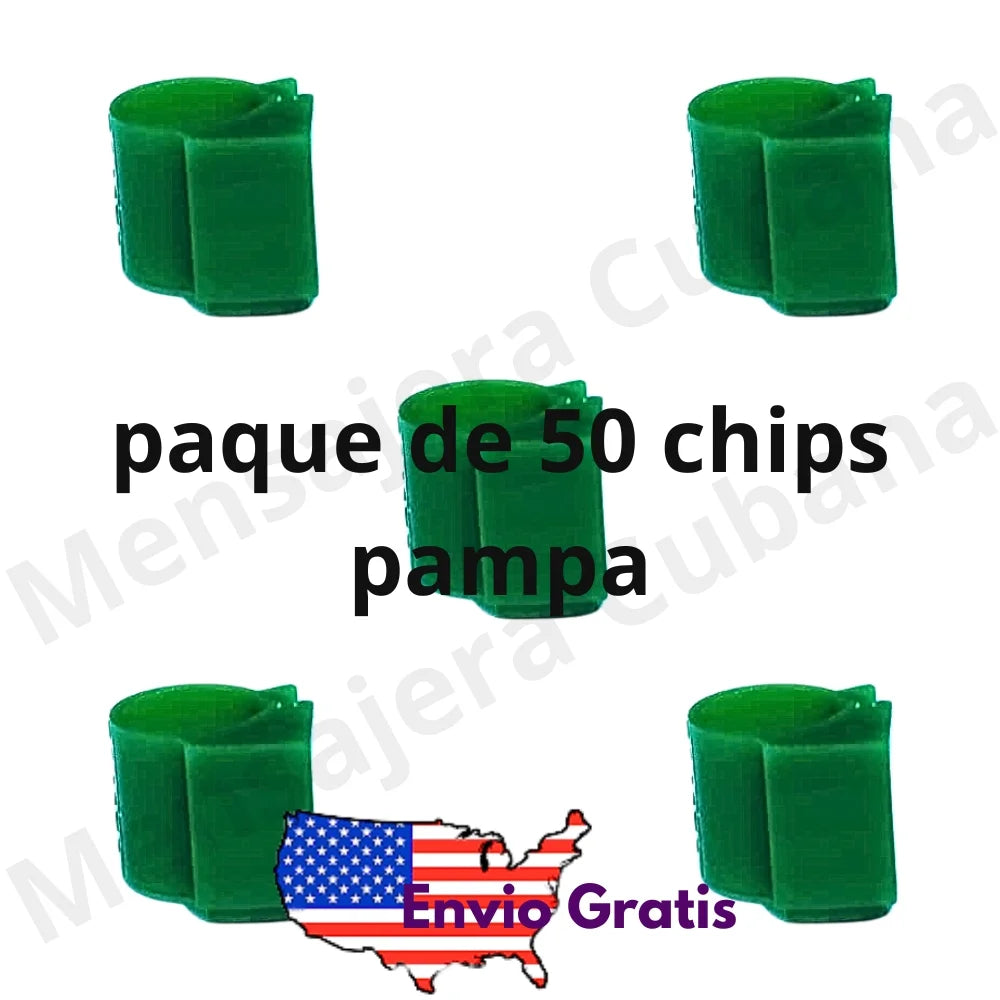 Chips Pampa para Palomas – Paquete de 50 Unidades