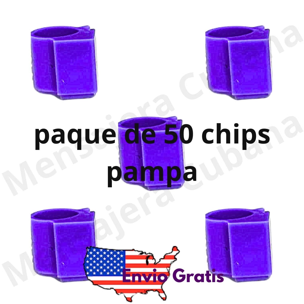 Chips Pampa para Palomas – Paquete de 50 Unidades