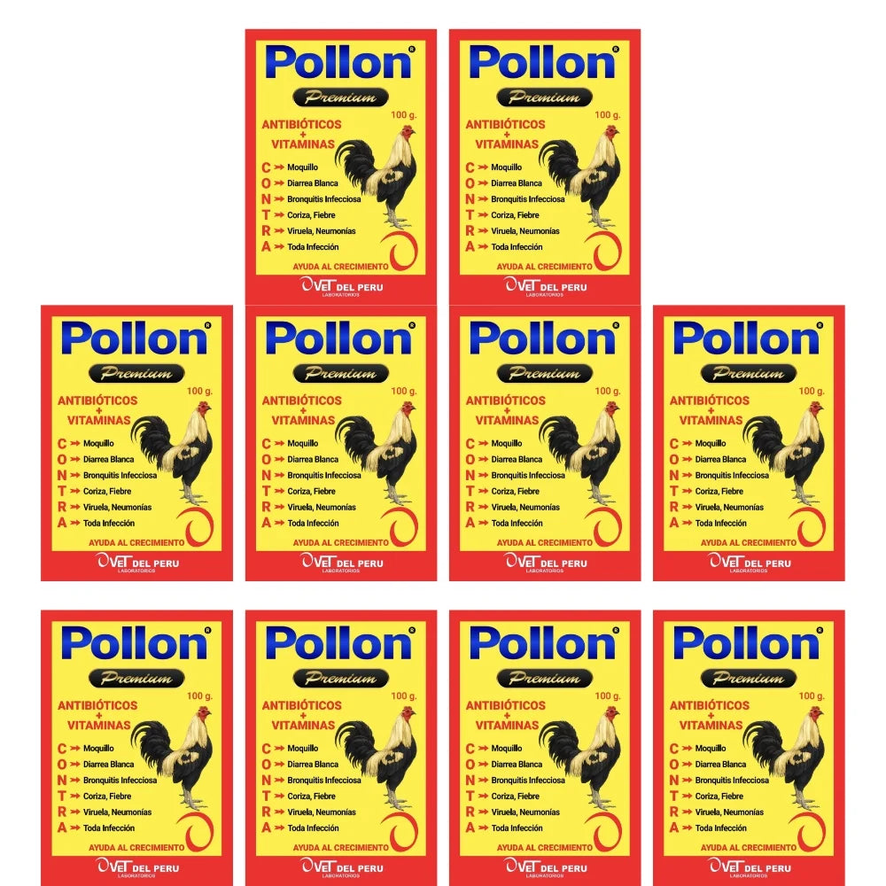 Pollon Premium 100 g Polvo – Uso Temporal para Aves