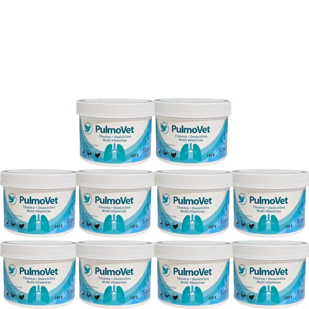 PulmoVet Polvo 100 g – Uso Temporal para Aves