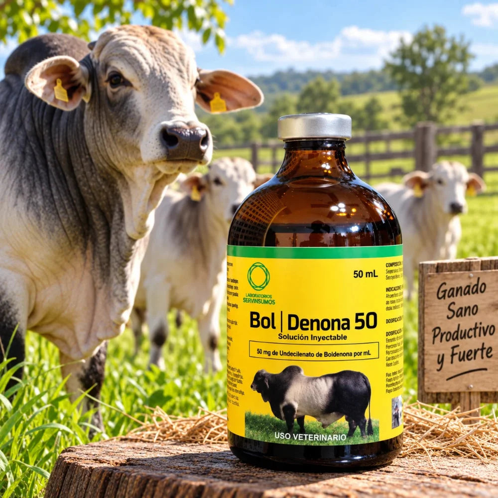 Solución Veterinaria Inyectable 50 – Servinsumos | 50 ml