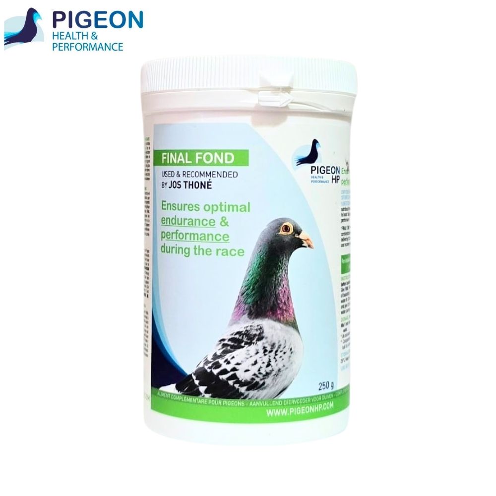 PHP Final Fond 500 g | Energía de Larga Distancia y Resistencia Máxima para Palomas