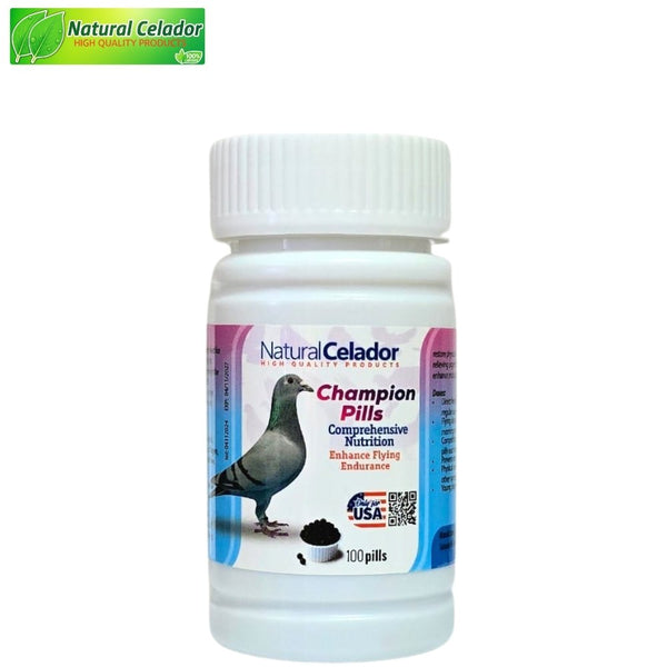 Natural Celador Champion 600 Pills |Máxima Energía y Potencia para Palomas de Competición
