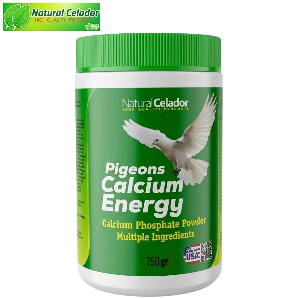 Natural Celador Pigeons Calcium Energy 750 g  Calcio, Fósforo y Energía para Palomas