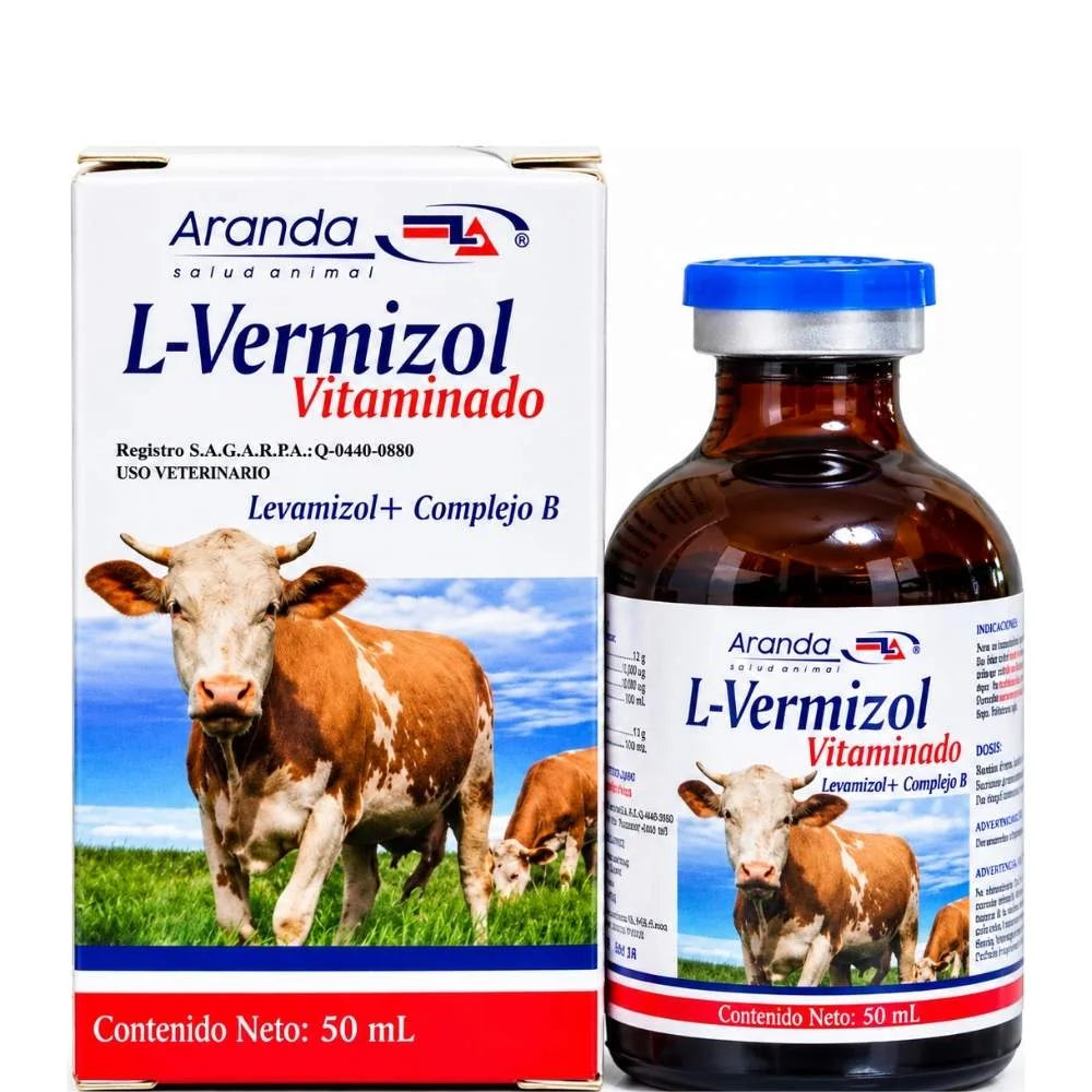 L-Vermizol Vitaminado 50 mL – Levamisol + Complejo B